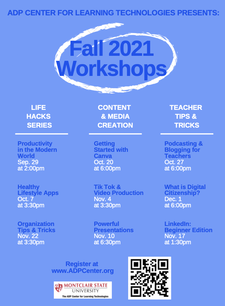Fall 2021 ADP workshops
